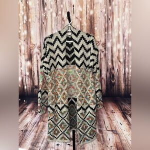 Debut Multicolor Patterned Cardigan